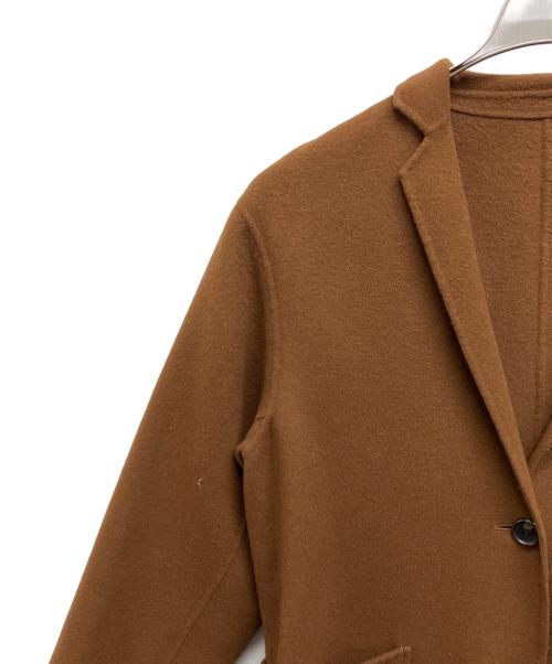 Demi-Luxe Beams（デミルクス ビームス）Demi-Luxe Beams (デミルクス ビームス) カシミヤ混 リバーコート ブラウン サイズ:36の古着・服飾アイテム