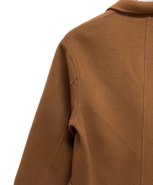 Demi-Luxe Beams（デミルクス ビームス）Demi-Luxe Beams (デミルクス ビームス) カシミヤ混 リバーコート ブラウン サイズ:36の古着・服飾アイテム