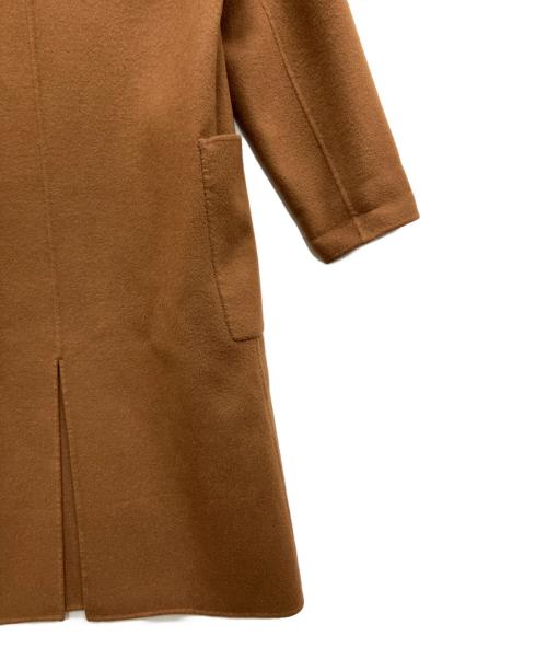 Demi-Luxe Beams（デミルクス ビームス）Demi-Luxe Beams (デミルクス ビームス) カシミヤ混 リバーコート ブラウン サイズ:36の古着・服飾アイテム