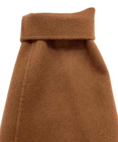 Demi-Luxe Beams（デミルクス ビームス）Demi-Luxe Beams (デミルクス ビームス) カシミヤ混 リバーコート ブラウン サイズ:36の古着・服飾アイテム