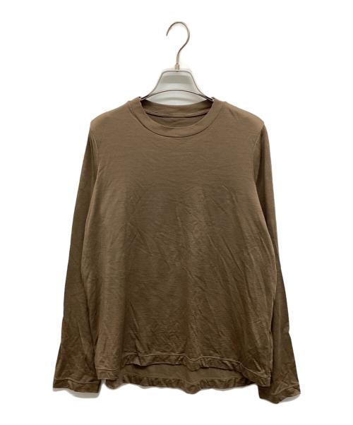 MUSE de Deuxieme Classe（ミューズ ドゥーズィエム クラス）MUSE de Deuxieme Classe (ミューズ ドゥーズィエム クラス) Primewool jersey Tシャツ ブラウン サイズ:Freeの古着・服飾アイテム