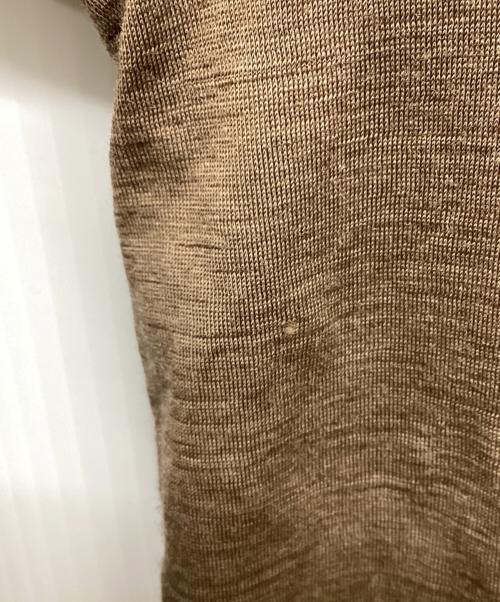 MUSE de Deuxieme Classe（ミューズ ドゥーズィエム クラス）MUSE de Deuxieme Classe (ミューズ ドゥーズィエム クラス) Primewool jersey Tシャツ ブラウン サイズ:Freeの古着・服飾アイテム