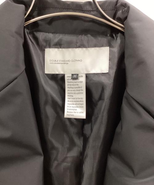 DOUBLE STANDARD CLOTHING（ダブルスタンダードクロージング）DOUBLE STANDARD CLOTHING (ダブルスタンダードクロージング) テーラードダウンジャケット ブラック サイズ:36の古着・服飾アイテム