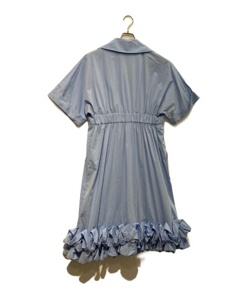 Sov.（ソブ）Sov. (ソブ) ナイロンストレッチシャツワンピース　0301-550-231B ライトブルー サイズ:36の古着・服飾アイテム
