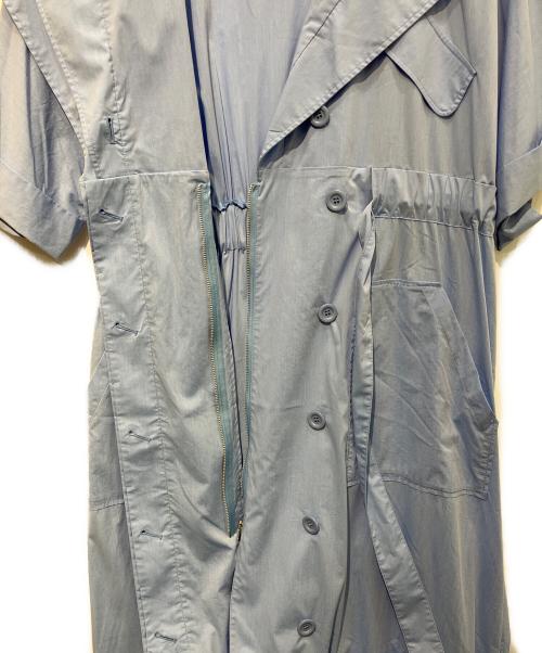 Sov.（ソブ）Sov. (ソブ) ナイロンストレッチシャツワンピース　0301-550-231B ライトブルー サイズ:36の古着・服飾アイテム