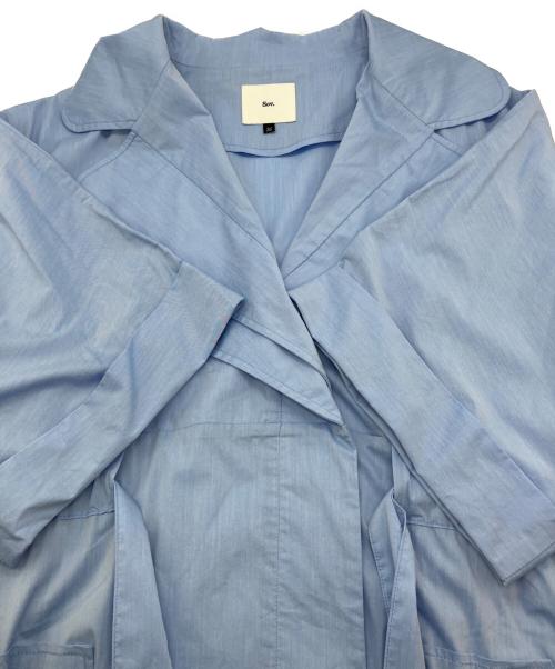 Sov.（ソブ）Sov. (ソブ) ナイロンストレッチシャツワンピース　0301-550-231B ライトブルー サイズ:36の古着・服飾アイテム