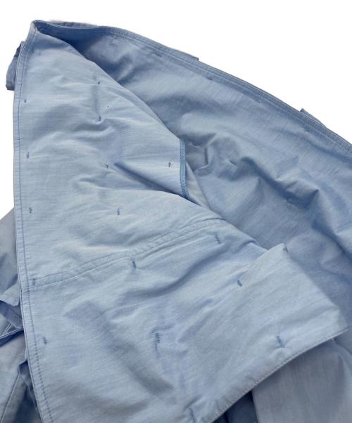 Sov.（ソブ）Sov. (ソブ) ナイロンストレッチシャツワンピース　0301-550-231B ライトブルー サイズ:36の古着・服飾アイテム