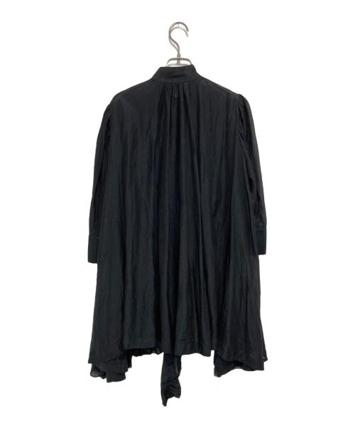 styling/（スタイリング）styling/ (スタイリング) シルクコットンフレアブラウス ブラック サイズ:ONE SIZEの古着・服飾アイテム