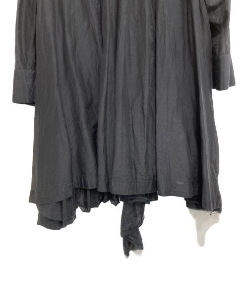 styling/（スタイリング）styling/ (スタイリング) シルクコットンフレアブラウス ブラック サイズ:ONE SIZEの古着・服飾アイテム