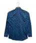 BOSS HUGO BOSS (ボス ヒューゴボス) 総柄シャツ ネイビー サイズ:38A：4500円
