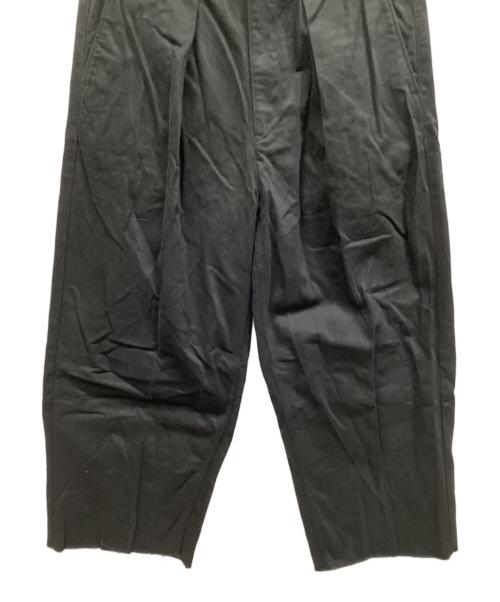 saby（サバイ）saby (サバイ) TUCK BAGGY CLASSIC WORKER SATIN ブラック サイズ:3の古着・服飾アイテム