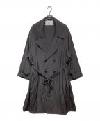 nonnotteノノット）の古着「Draping Overcoat Type A」｜ブラック