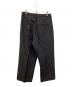ANCELLM (アンセルム) W/L WIDE EASY TUCK SLACKS ブラック サイズ:2：22000円