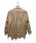 Urig (ウーリッヒ) SILK BAND COLLAR SHIRT ベージュ サイズ:3：12000円