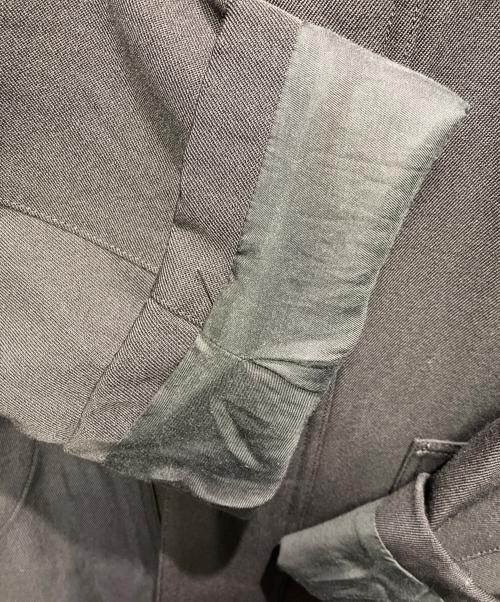 AUBETT（オーベット）AUBETT (オーベット) SATEEN GABARDINE RIDING COAT ブラック サイズ:Lの古着・服飾アイテム