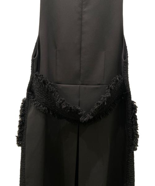 ADORE（アドーア）ADORE (アドーア) ブラックラメツィードワンピース ブラック サイズ:38の古着・服飾アイテム