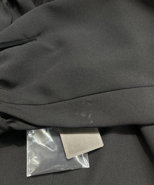 Rene（ルネ）Rene (ルネ) パールボタンフリルブラウス　5431170 ブラック サイズ:36の古着・服飾アイテム