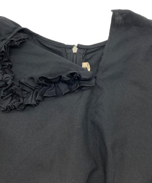 COMME des GARCONS COMME des GARCONS（コムデギャルソン コムデギャルソン）COMME des GARCONS COMME des GARCONS (コムデギャルソン コムデギャルソン) フリルブラウス ブラック サイズ:XSの古着・服飾アイテム