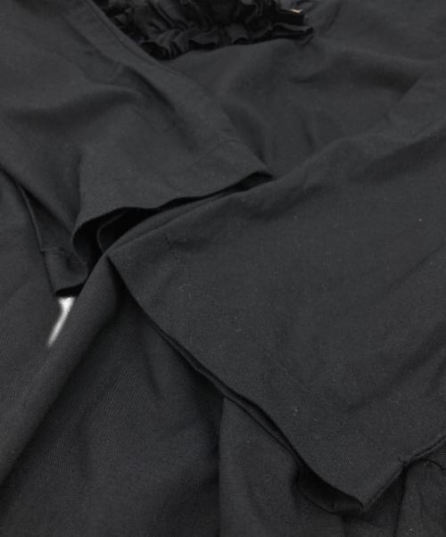 COMME des GARCONS COMME des GARCONS（コムデギャルソン コムデギャルソン）COMME des GARCONS COMME des GARCONS (コムデギャルソン コムデギャルソン) フリルブラウス ブラック サイズ:XSの古着・服飾アイテム