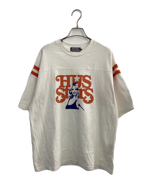 Hysteric Glamour（ヒステリックグラマー）Hysteric Glamour (ヒステリックグラマー) HYS STARS Tシャツ ホワイト サイズ:XLの古着・服飾アイテム