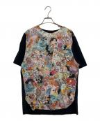 tsumori chisato×水木しげるツモリチサト×ミズキシゲル）の古着「ユニコ トリプルコラボ カットソー」｜ネイビー