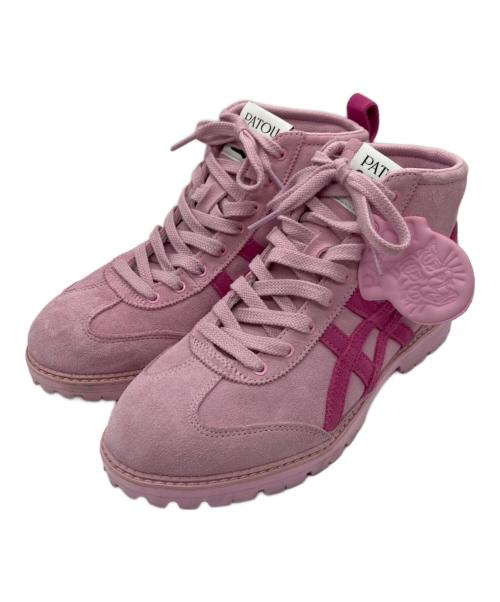 Onitsuka Tiger（オニツカタイガー）Onitsuka Tiger (オニツカタイガー) Patou (パトゥ) ハイカットスニーカー Candy Rose サイズ:24の古着・服飾アイテム