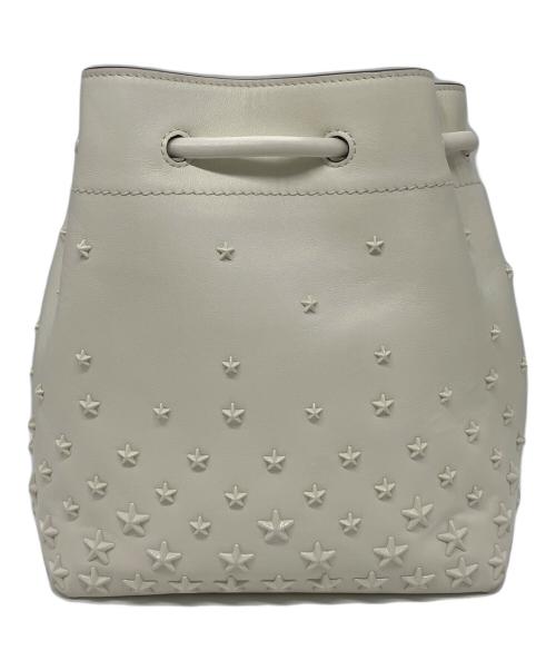 JIMMY CHOO（ジミーチュウ）JIMMY CHOO (ジミーチュウ) 2WAYバッグ ホワイトの古着・服飾アイテム