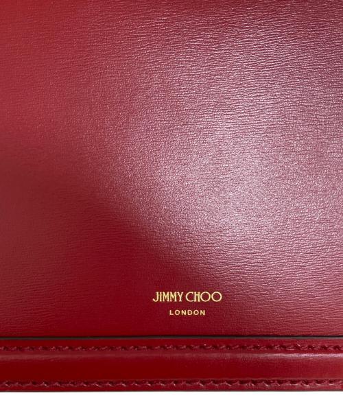JIMMY CHOO（ジミーチュウ）JIMMY CHOO (ジミーチュウ) 2WAYショルダーバッグ レッドの古着・服飾アイテム
