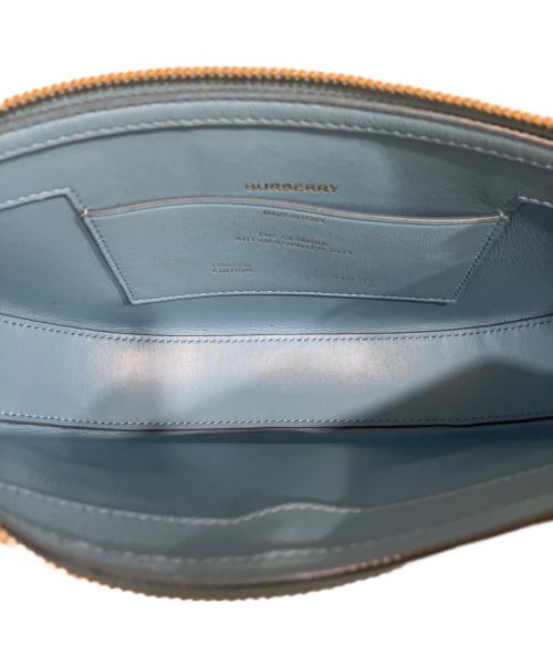 BURBERRY（バーバリー）BURBERRY (バーバリー) ミニ オリンピアバッグ ライトブルーの古着・服飾アイテム