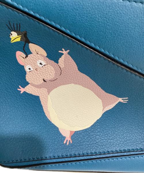 LOEWE（ロエベ）LOEWE (ロエベ) スタジオジブリ (スタジオジブリ) 2WAYバッグ ラグーンブルー サイズ:スモールの古着・服飾アイテム