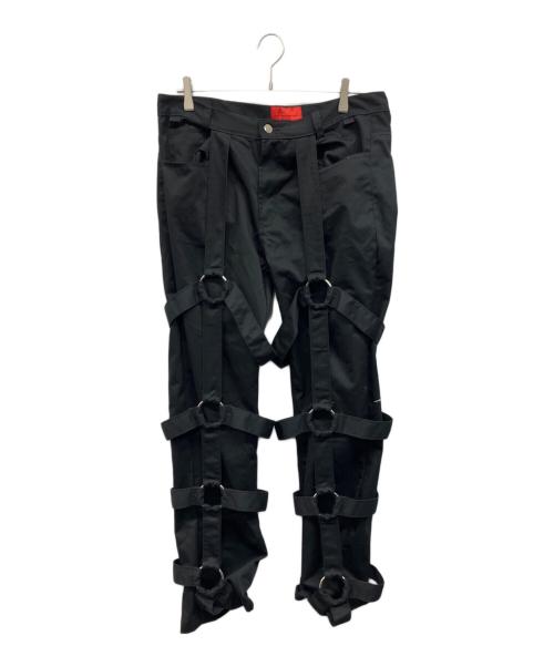 WHO DECIDES WAR（フー ディサイズ ウォー）who decides war (フー ディサイズ ウォー) HARNESS PANT ブラック サイズ:34の古着・服飾アイテム