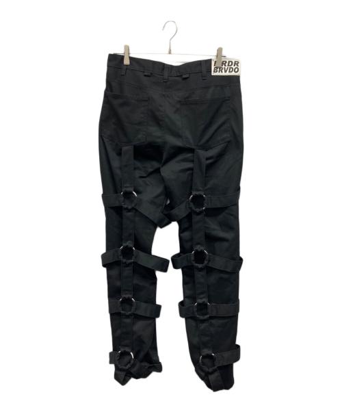 WHO DECIDES WAR（フー ディサイズ ウォー）who decides war (フー ディサイズ ウォー) HARNESS PANT ブラック サイズ:34の古着・服飾アイテム
