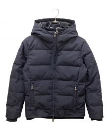 AKM Contemporary（エーケーエムコンテンポラリー）の古着「ASO-829 スタンドネックレイヤードダウンジャケット」｜ネイビー