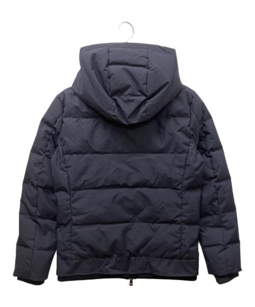 AKM Contemporary（エーケーエムコンテンポラリー）AKM Contemporary (エーケーエムコンテンポラリー) ASO-829 スタンドネックレイヤードダウンジャケット ネイビー サイズ:Lの古着・服飾アイテム