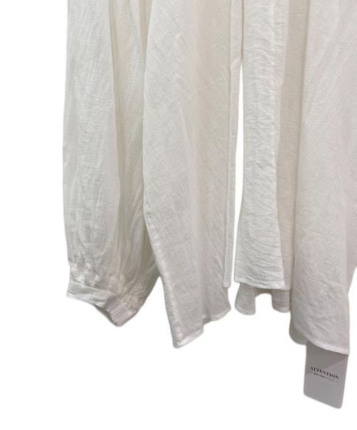 MUSE de Deuxieme Classe（ミューズ ドゥーズィエム クラス）MUSE de Deuxieme Classe (ミューズ ドゥーズィエム クラス) SMOCK ギャザー プルオーバー ホワイト サイズ:Fの古着・服飾アイテム
