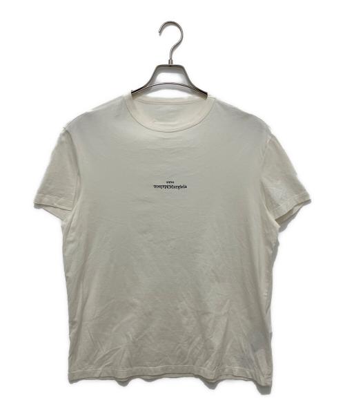 Maison Margiela（メゾンマルジェラ）Maison Margiela (メゾンマルジェラ) ミニロゴ Tシャツ アイボリー サイズ:46の古着・服飾アイテム