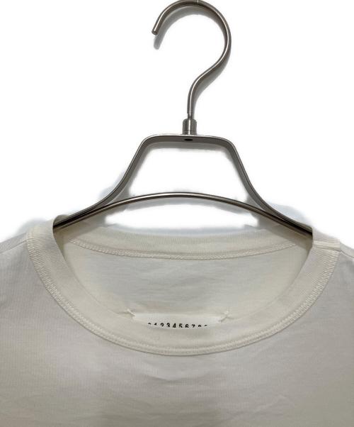 Maison Margiela（メゾンマルジェラ）Maison Margiela (メゾンマルジェラ) ミニロゴ Tシャツ アイボリー サイズ:46の古着・服飾アイテム