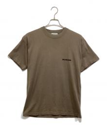 BALENCIAGA（バレンシアガ）の古着「Logo Tee」｜ブラウン