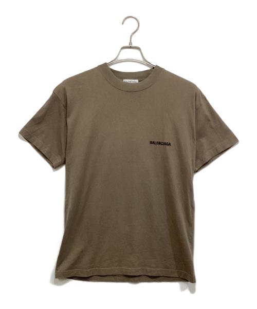 BALENCIAGA（バレンシアガ）BALENCIAGA (バレンシアガ) Logo Tee ブラウン サイズ:XXSの古着・服飾アイテム