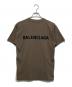 BALENCIAGA (バレンシアガ) Logo Tee ブラウン サイズ:XXS：22000円