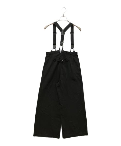 Spick and Span（スピック＆スパン）Spick and Span (スピックアンドスパン) 25030200308020　サスペンダー付きワーカーパンツ ブラック サイズ:36の古着・服飾アイテム