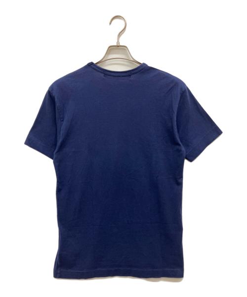 PLAY COMME des GARCONS（プレイコムデギャルソン）PLAY COMME des GARCONS (プレイコムデギャルソン) ハートワッペンTシャツ ネイビー サイズ:Lの古着・服飾アイテム
