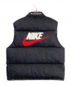 NIKE×SUPREMEナイキ×シュプリーム）の古着「Denim Puffer Vest」｜ブラック