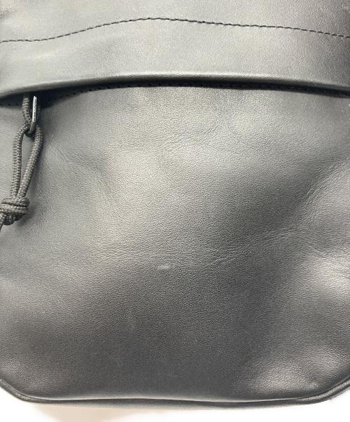 SUPREME（シュプリーム）Supreme (シュプリーム) Leather Shoulder Bag ブラックの古着・服飾アイテム