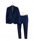 Junhashimotoジュンハシモト）の古着「3Dジャケット/パンツ　テーラード　CANONICO社 S'120 WOOL使用」｜ネイビー