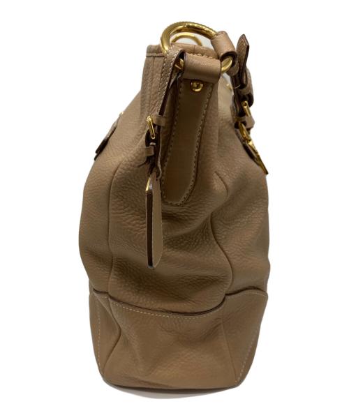 PRADA（プラダ）PRADA (プラダ) ショルダーバッグ ベージュの古着・服飾アイテム