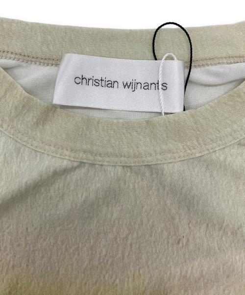 christian wijnants（クリスチャン ワイナンツ）christian wijnants (クリスチャン ワイナンツ) Tampione Jersey Top イエロー サイズ:Sの古着・服飾アイテム