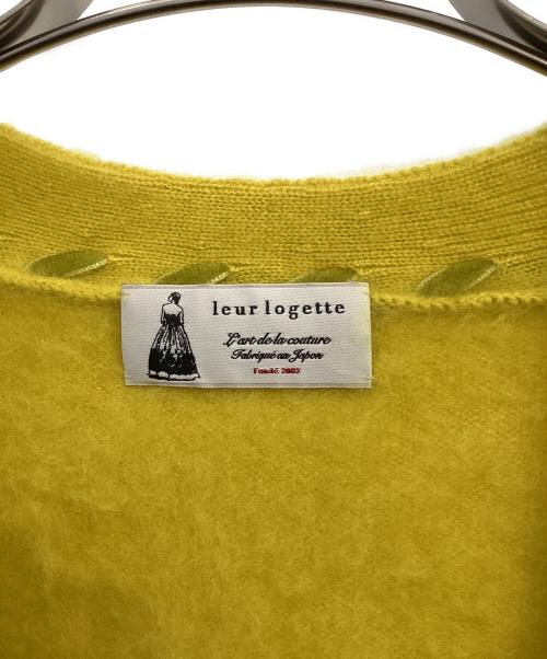 leur logette（ルールロジェット）leur logette (ルールロジェット) cashmera far finish cardigan イエロー サイズ:2の古着・服飾アイテム