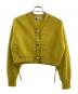 leur logette（ルールロジェット）の古着「cashmera far finish cardigan」｜イエロー