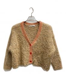 Kittle.（キトル）の古着「FEATHER YARN カーディガン」｜ベージュ